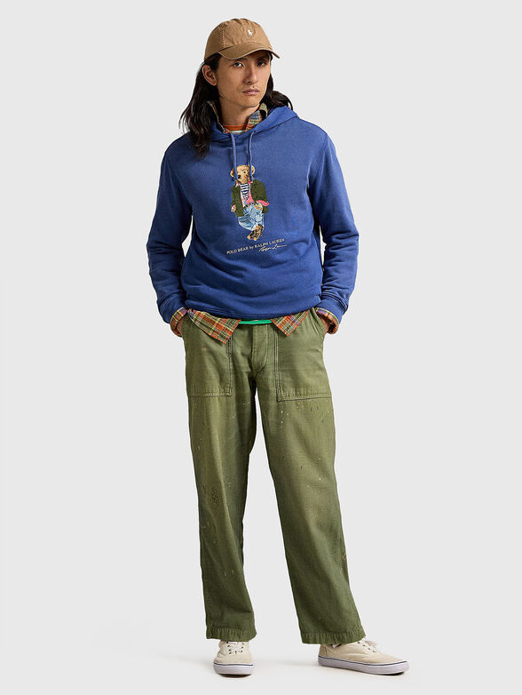 Polo Bear print sweatshirt - 1