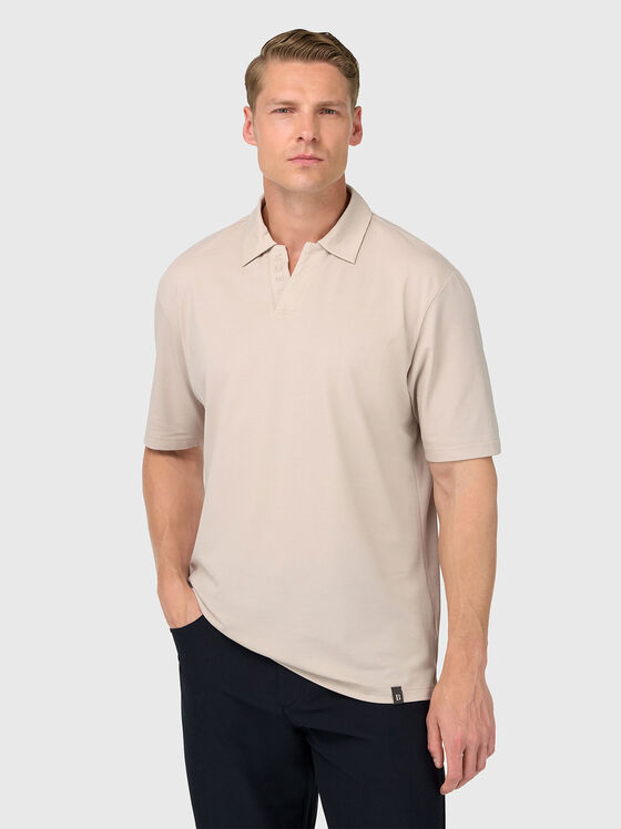 Поло-шърт с лого детайл  - 1