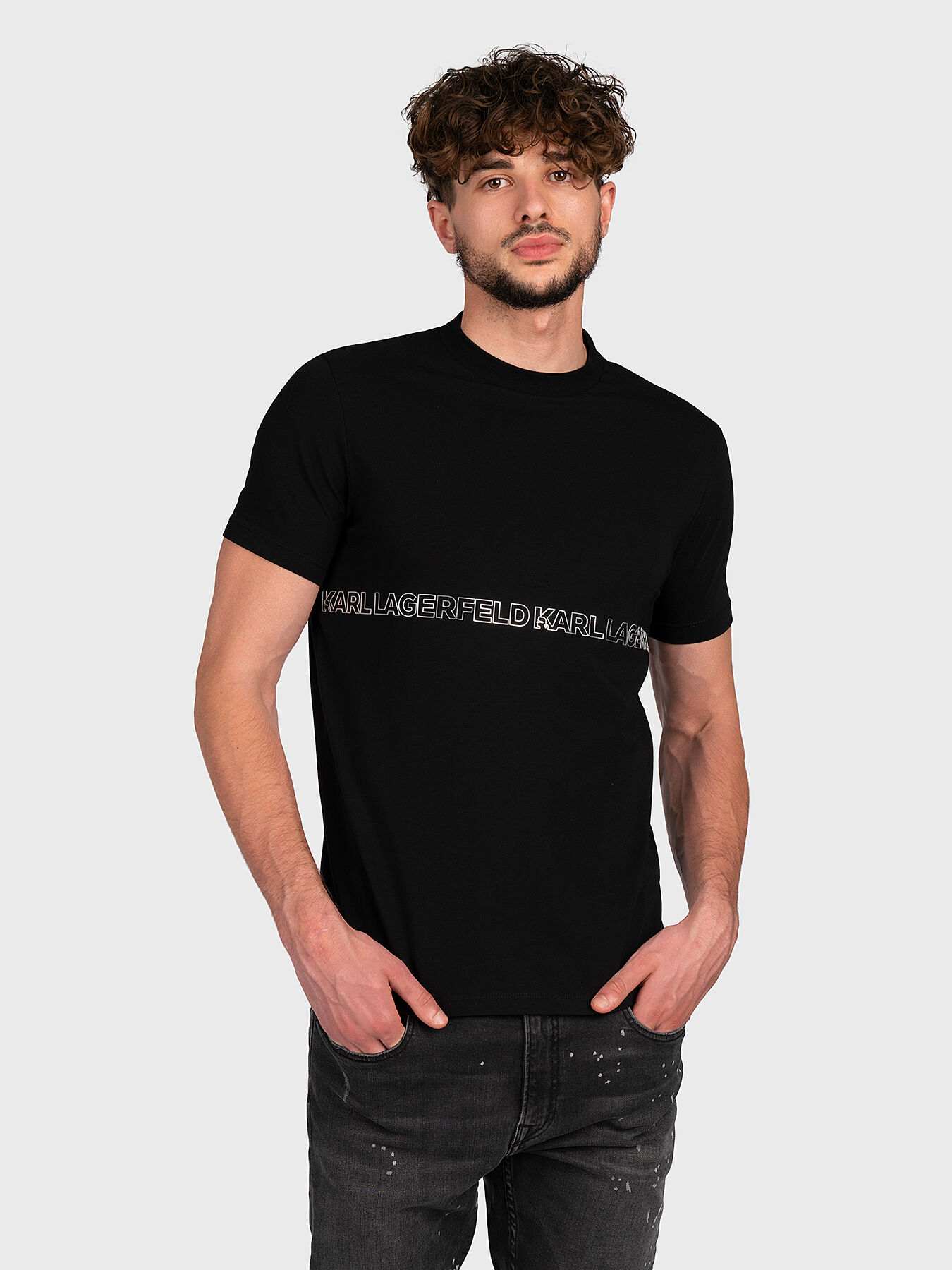 T shirt karl lagerfeld uomo best sale