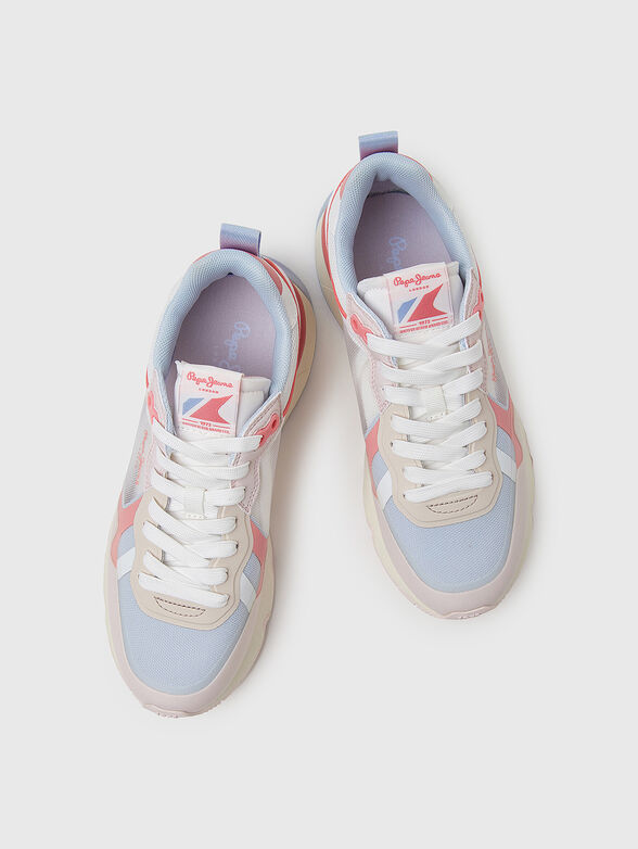 BRIT PRO BRIGHT sports shoes with colorful inserts - 6