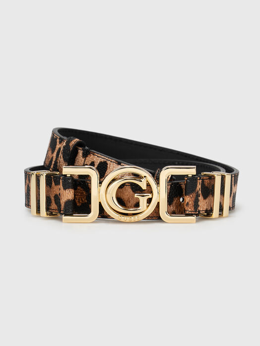 Belt with an animal motif