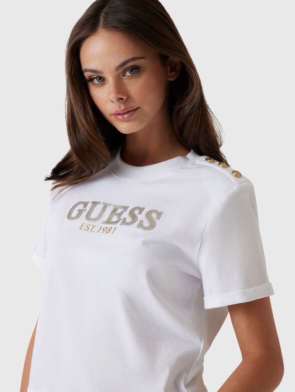 Short T-shirt with logo - 4
