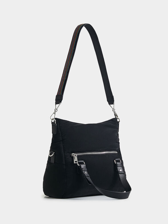 Black handbag with two types of straps - 4