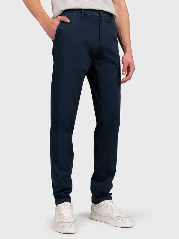 Trousers in blue color - 1