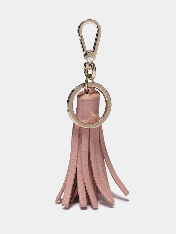 Keyring with leather tassel - 1