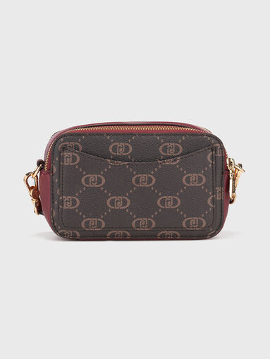 Small crossbody bag with logo print - 3