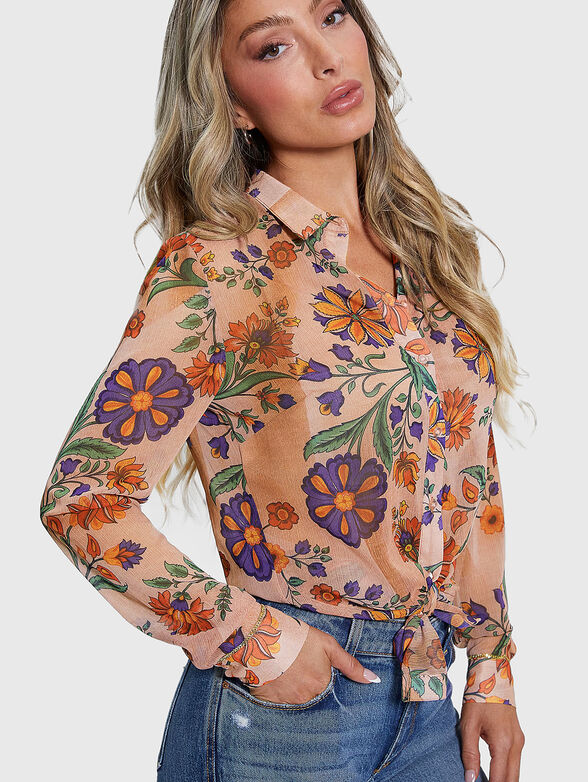 Shirt with animal details  - 4