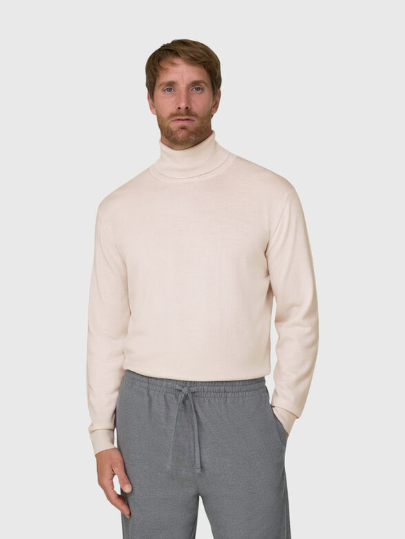 Ecru wool blouse - 2