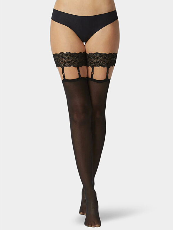 AUDACITY stockings with lace - 1