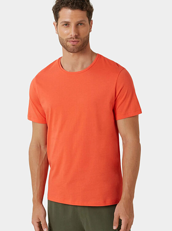 Тениска EASY LIVING в цвят корал - 1