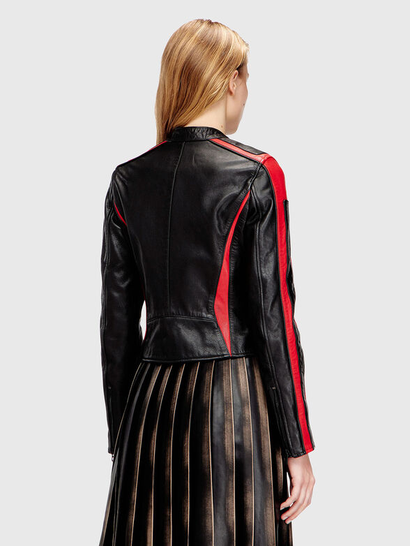 L-OVABLE leather biker jacket - 3