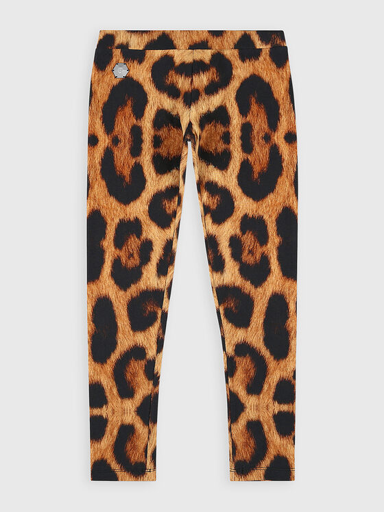 Leggings with leopard print  - 1