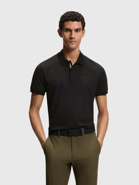 Cotton pique polo shirt - 1
