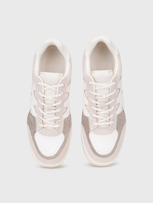 Leather and suede sneakers - 6