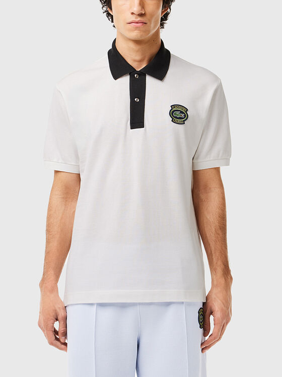 Polo-shirt with contrast collar - 1