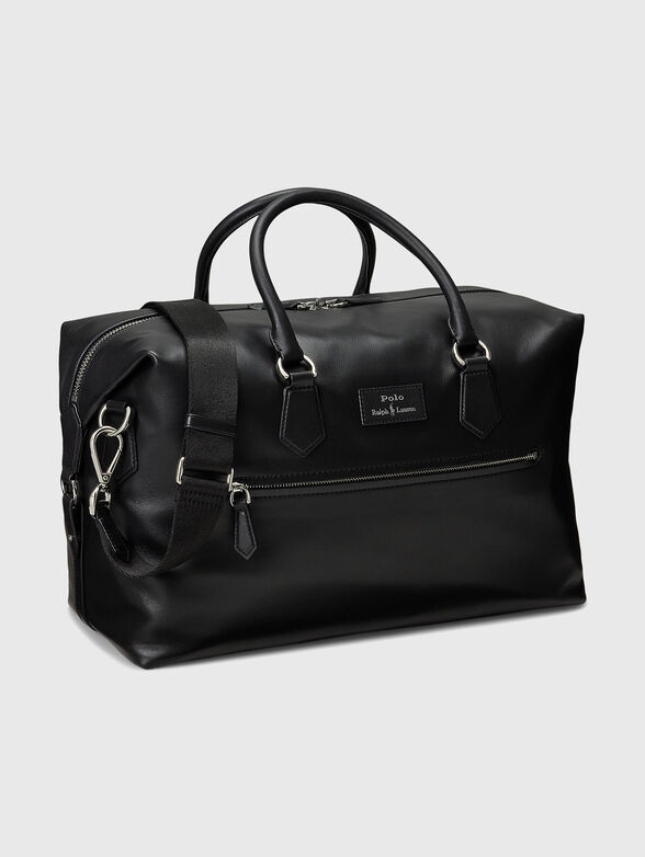 Black leather travel bag - 3
