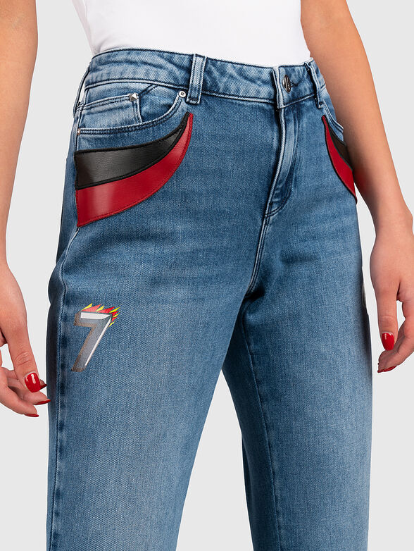 K/HERO jeans with appliqués - 3