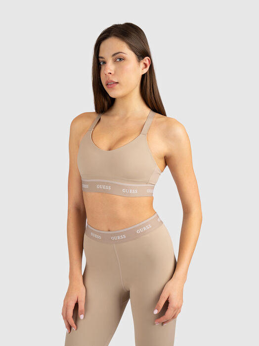 ALBA sports bra with logo detail