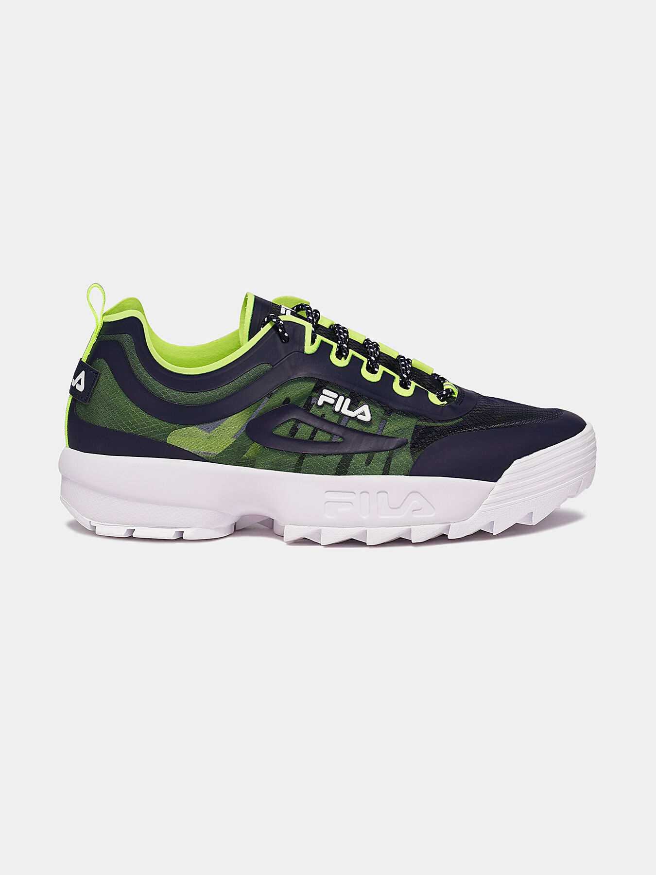 DISRUPTOR RUN sneakers with colored accents brand FILA Globalbrandsstore en
