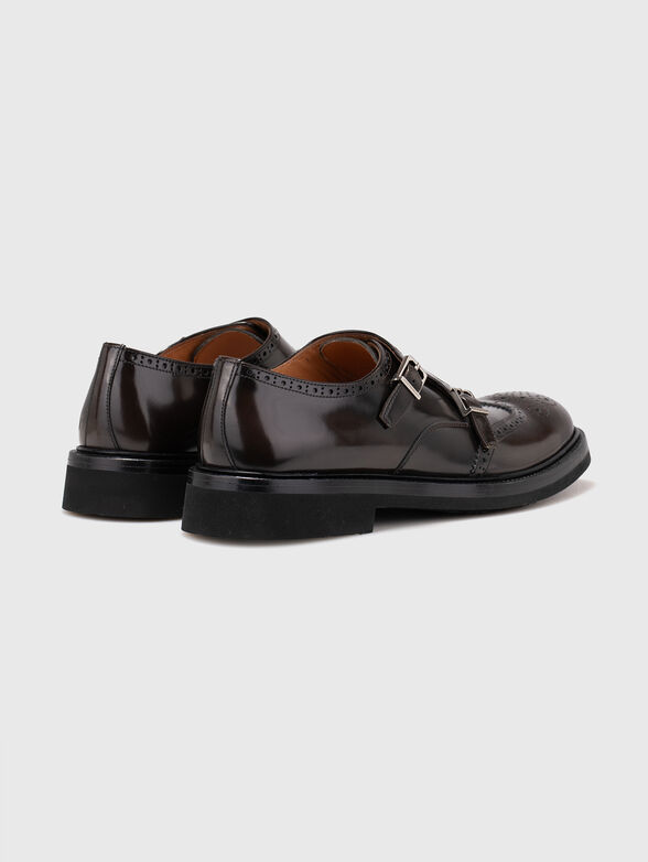 Brown leather shoes - 3