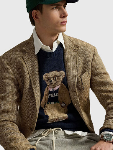 Polo Bear jumper with oval neckline - 4