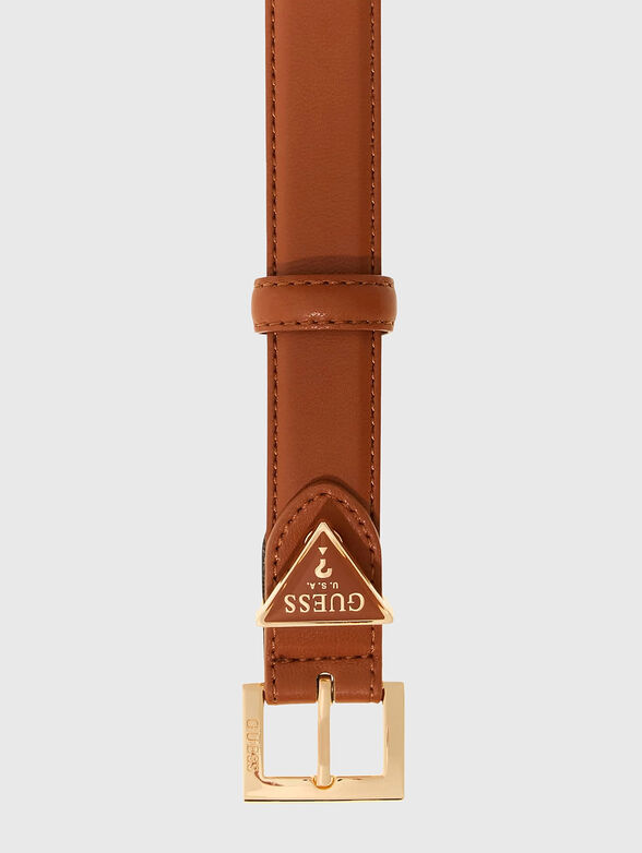 Belt with accent logo - 2