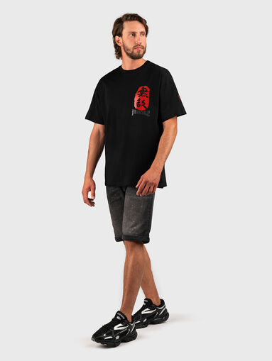 Round neck oversized T-shirt - 4
