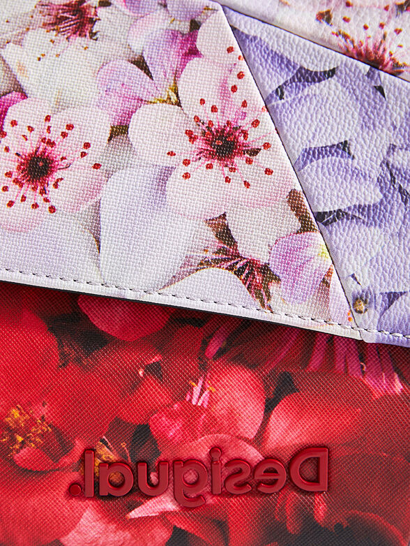 Patchwork floral print sling bag - 6