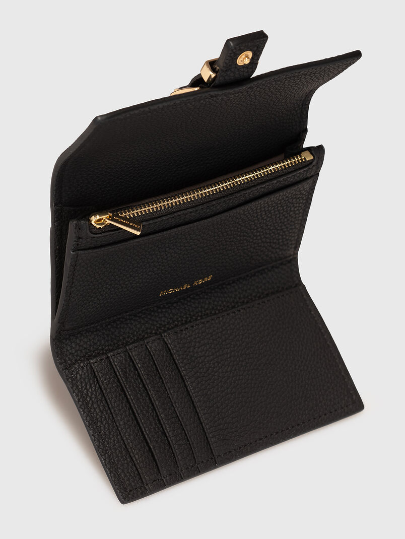 Black leather wallet - 3