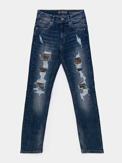 Jeans with camouflage details - 1