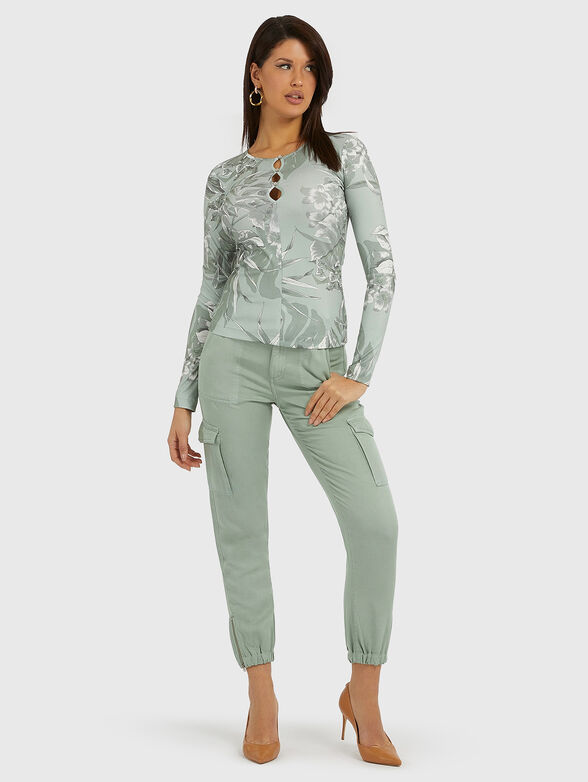 GUENDALINA blouse with floral print - 2