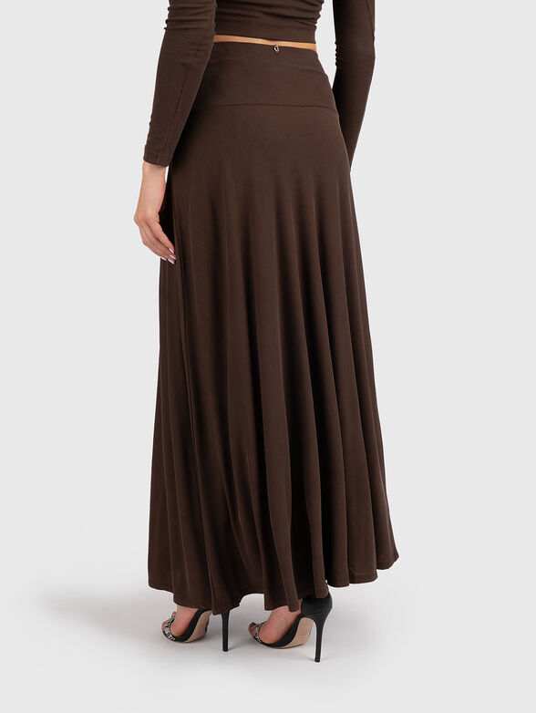 MILENA JEWEL draped maxi skirt - 2