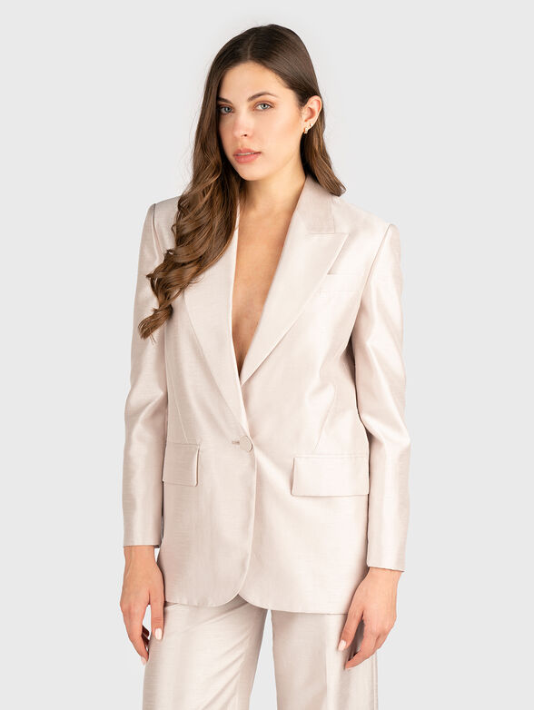 Single-breasted blazer - 1