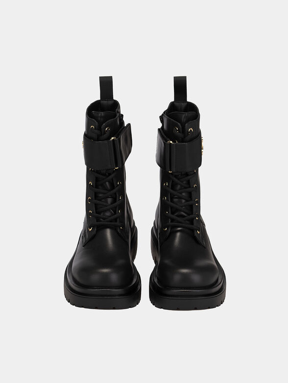 FONDO DREW ankle boots with gold logo - 6
