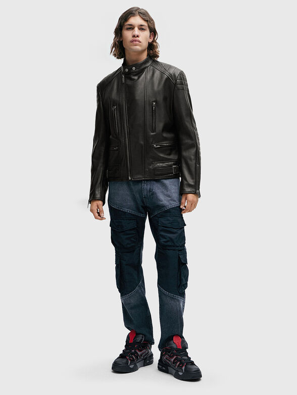 LEWIS black leather jacket - 2