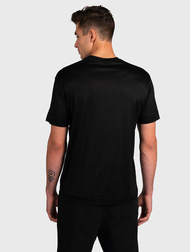 Black t-shirt with embroidery - 3