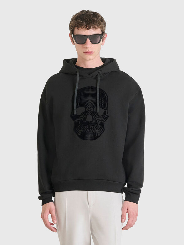 Cotton hooded sweatshirt - 1