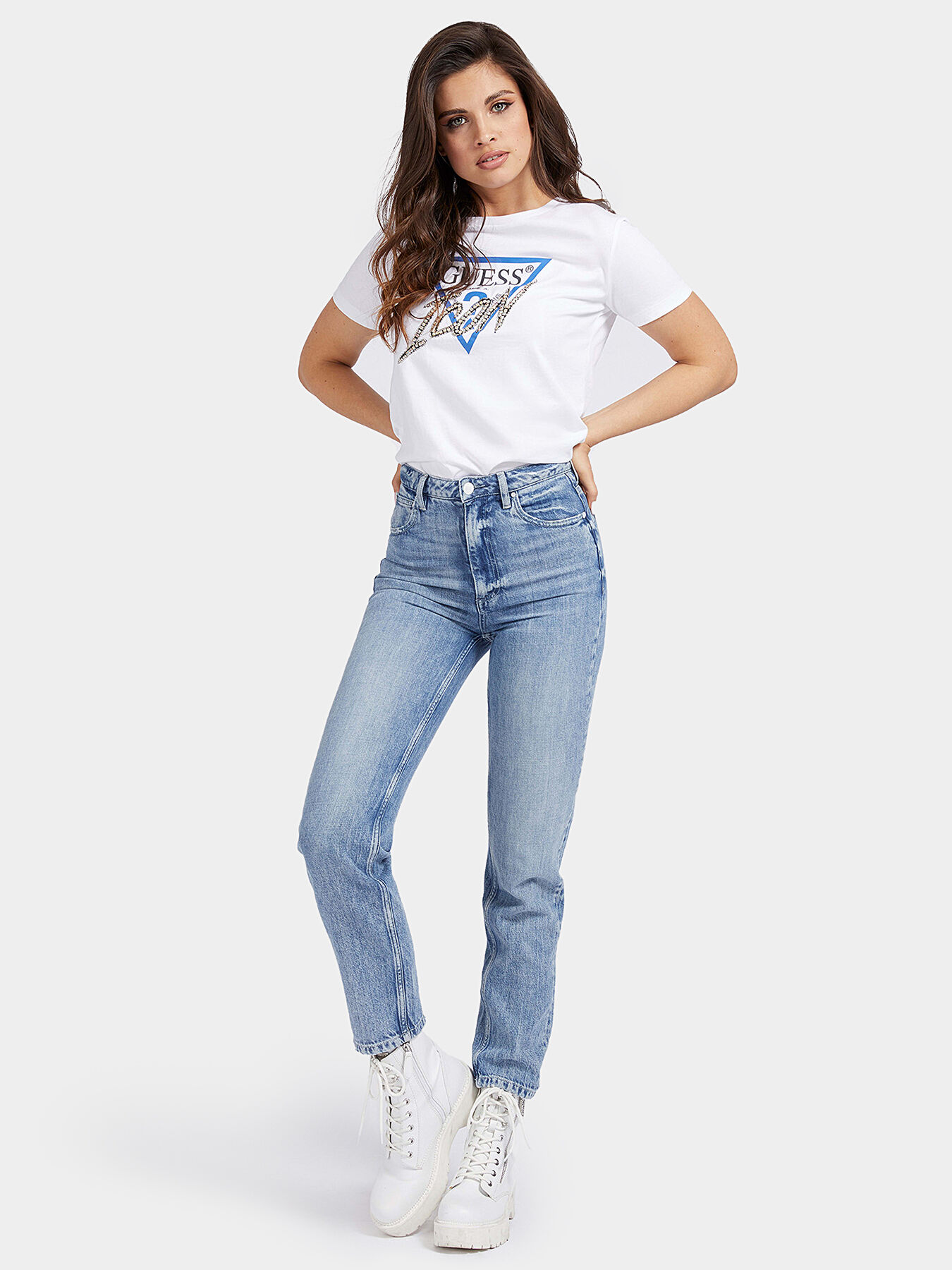 ICON Cotton tee brand GUESS Globalbrandsstore en
