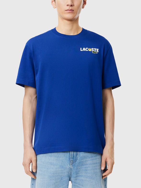 Cotton T-shirt with print - 1