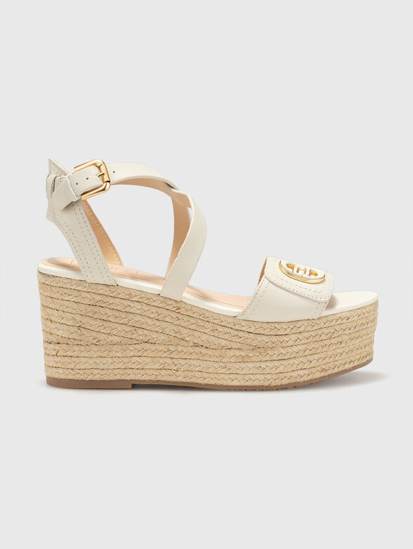 BALI 01 leather sandals in brown - 1