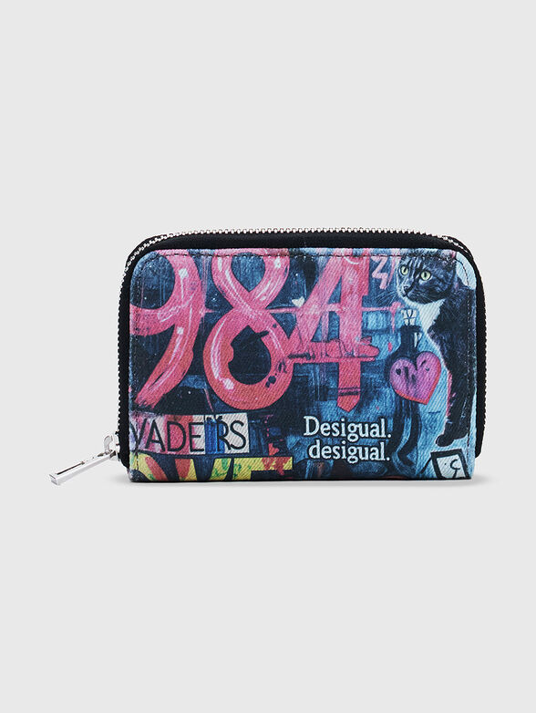 Wallet with print and logo - 1