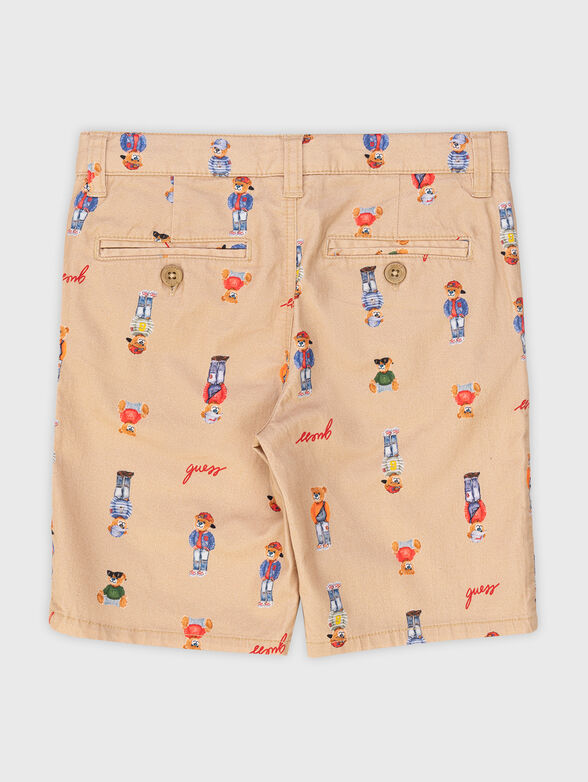 Shorts with logo print - 1