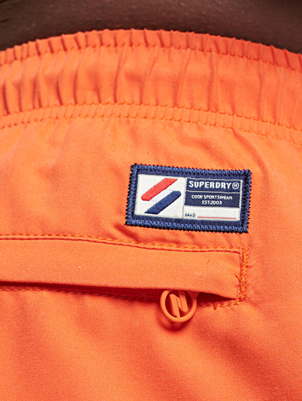 Beach shorts in black color - 3