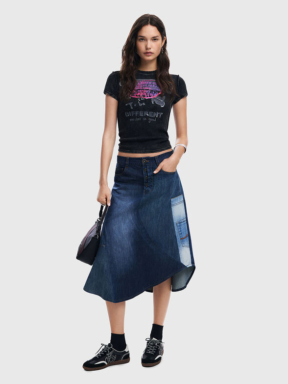 T-shirt with accent print - 2