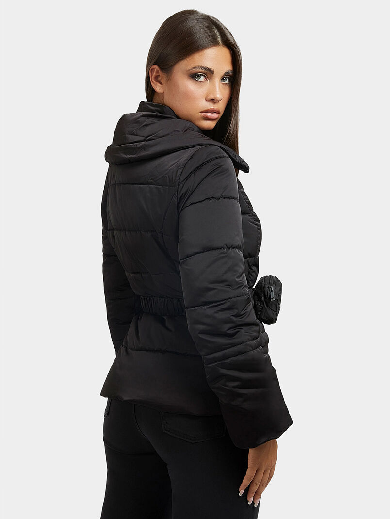 GLITZY padded black jacket   - 3