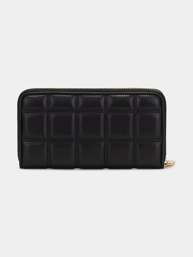 ALYSSA black quilted wallet - 2