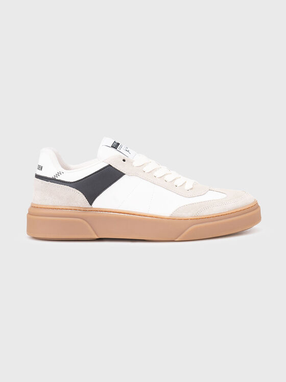 Спортни обувки с велурени детайли - 1