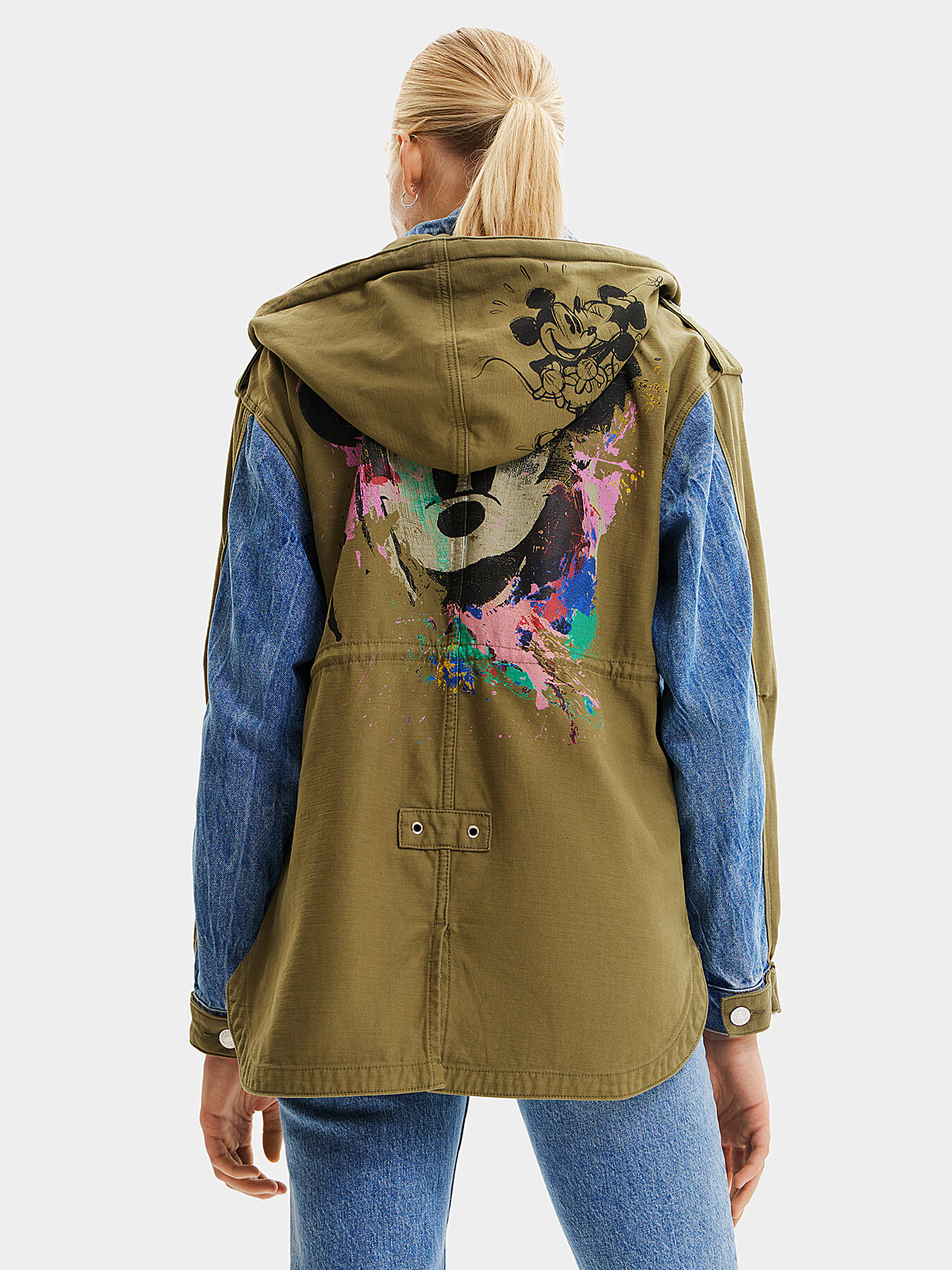 MICKEY denim jacket with accent back brand DESIGUAL Globalbrandsstore en