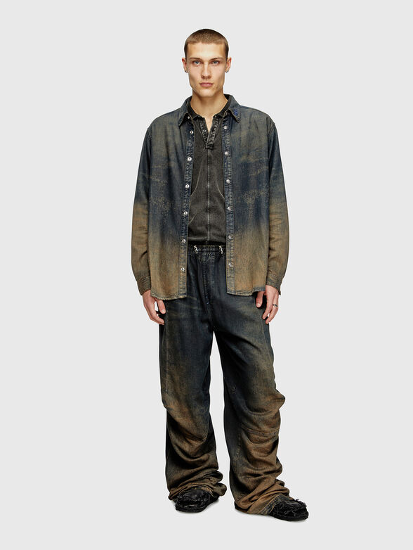 D-SIMPLY-S8 long sleeve denim shirt - 2