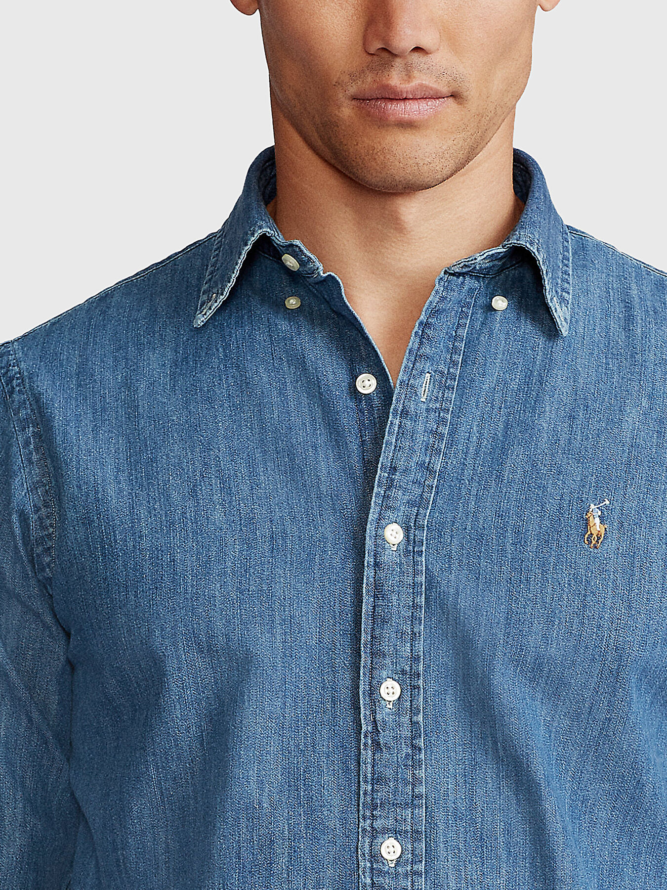 Ralph lauren polo shirts denim 2025